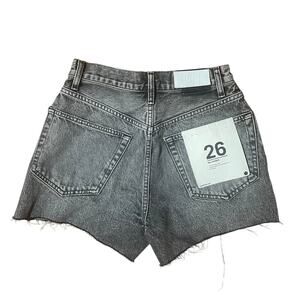 RE/DONE 50s cut off rigid denim shorts high rise slim fit NWT SIZE 26